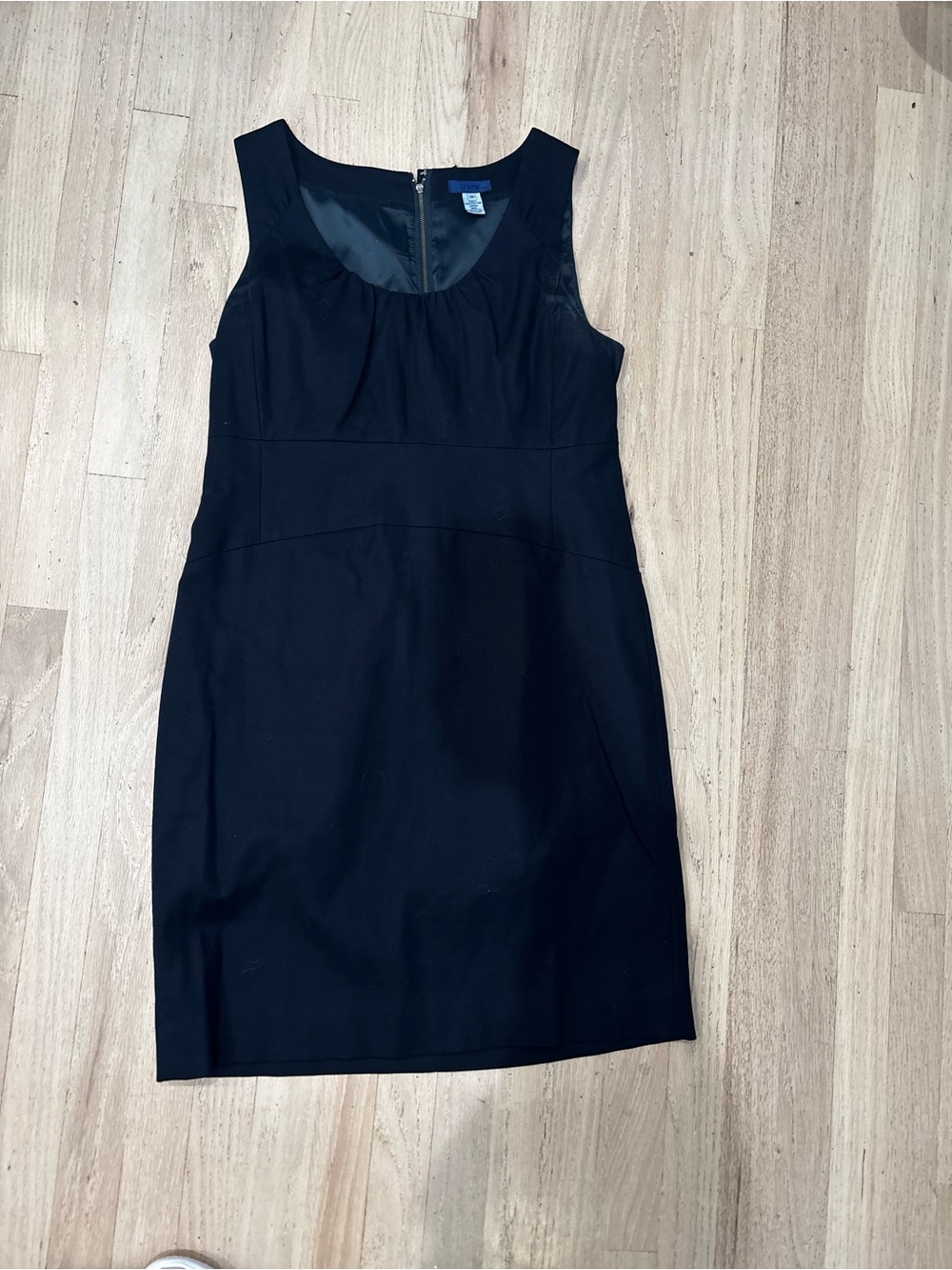 J. Crew Black Sleeveless Sheath Dress